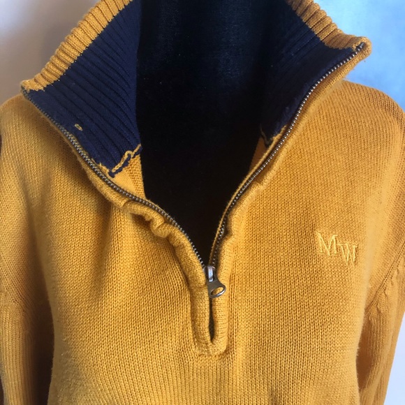 MANSWORLD mustard pullover size XL - Picture 6 of 9